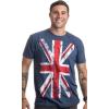 Union Jack Flag | UK United Kingdom Great Britain British for Men Women T-Shirt(Tee – Blue)