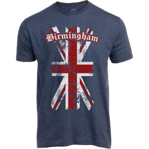 Union Jack Flag | UK United Kingdom Great Britain British for Men Women T-Shirt(Birmingham)