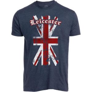 Union Jack Flag | UK United Kingdom Great Britain British for Men Women T-Shirt(Leicester)