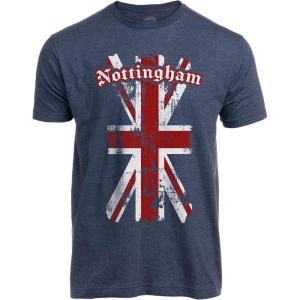 Union Jack Flag | UK United Kingdom Great Britain British for Men Women T-Shirt(Nottingham)