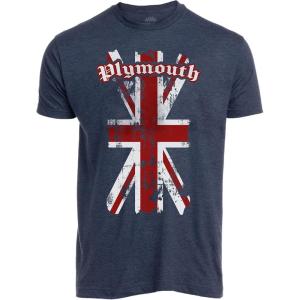Union Jack Flag | UK United Kingdom Great Britain British for Men Women T-Shirt(Plymouth)