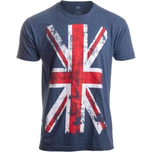 Union Jack Flag | UK United Kingdom Great Britain British for Men Women T-Shirt(Tee – Blue)