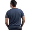 Navy Chest Print & U.S. Military Sleeve Flag Shirt – Naval Veteran Sailor T-Shirt for Men(USS Toledo)
