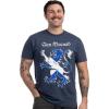 Scottish Lion Rampant | Scotland Saltire Gaelic Tee Shirt, Highlands Pride T-Shirt for Men Women(Macnab)