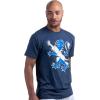 Scottish Lion Rampant | Scotland Saltire Gaelic Tee Shirt, Highlands Pride T-Shirt for Men Women(Vintage Navy)