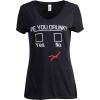 You Drunk? | Funny Beer Drinking, Bar Party Humor Gag Gift Women’s T-Shirt-(Vneck,L) Black