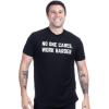 No One Cares, Work Harder | Weight Lifting Saying Workout Tee Shirt, Motivational Phrase T-Shirt for Men(Black)
