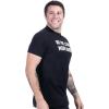 No One Cares, Work Harder | Weight Lifting Saying Workout Tee Shirt, Motivational Phrase T-Shirt for Men(Black)