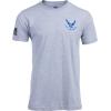 U.S. Air Force | Licensed United States Airforce Tee Shirt, USAF Airman Veteran Military T-Shirt for Men Women(Tee – Grey)