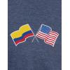 United States Friendship | USA – National Pride Flag Heritage Tee Unisex T-Shirt for Men or Women(Colombia)
