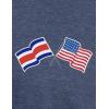 United States Friendship | USA – National Pride Flag Heritage Tee Unisex T-Shirt for Men or Women(Costa Rica)
