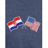 United States Friendship | USA – National Pride Flag Heritage Tee Unisex T-Shirt for Men or Women(Croatia)