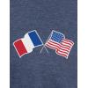 United States Friendship | USA – National Pride Flag Heritage Tee Unisex T-Shirt for Men or Women(France)