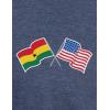 United States Friendship | USA – National Pride Flag Heritage Tee Unisex T-Shirt for Men or Women(Ghana)