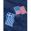 United States Friendship | USA – National Pride Flag Heritage Tee Unisex T-Shirt for Men or Women(Greece)