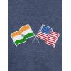 United States Friendship | USA – National Pride Flag Heritage Tee Unisex T-Shirt for Men or Women(India)