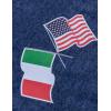 United States Friendship | USA – National Pride Flag Heritage Tee Unisex T-Shirt for Men or Women(Italy)
