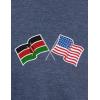 United States Friendship | USA – National Pride Flag Heritage Tee Unisex T-Shirt for Men or Women(Kenya)