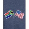 United States Friendship | USA – National Pride Flag Heritage Tee Unisex T-Shirt for Men or Women(South Africa)