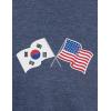United States Friendship | USA – National Pride Flag Heritage Tee Unisex T-Shirt for Men or Women(South Korea)