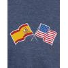 United States Friendship | USA – National Pride Flag Heritage Tee Unisex T-Shirt for Men or Women(Spain)