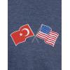 United States Friendship | USA – National Pride Flag Heritage Tee Unisex T-Shirt for Men or Women(Turkey)