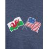United States Friendship | USA – National Pride Flag Heritage Tee Unisex T-Shirt for Men or Women(Wales)
