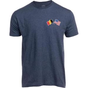 United States Friendship | USA – National Pride Flag Heritage Tee Unisex T-Shirt for Men or Women(Beligum)