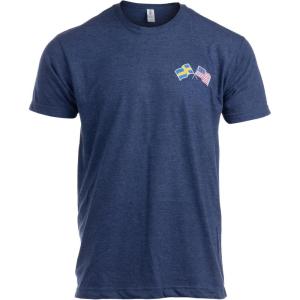 United States Friendship | USA – National Pride Flag Heritage Tee Unisex T-Shirt for Men or Women(Sweden)