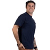 Wyoming Flag Pocket Tee | Embroidered Crest Buffalo WY State Pride Men Women T-Shirt-(Pocket,M) Navy Blue