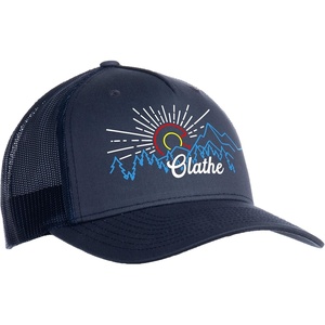 My Colorado Hats | Rocky Mountain West Hiking, CO Camping Baseball Hat for Men Women(Olathe)