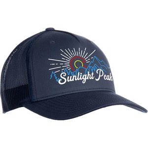 My Colorado Hats | Rocky Mountain West Hiking, CO Camping Baseball Hat for Men Women(Sunlight Peak)