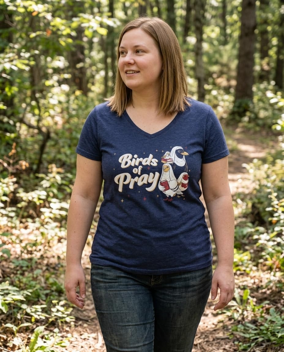 image:imageAnn Arbor Tshirt Co Funny Bird Watching Birder Nerd Watcher Tee Shirts Birder Birthday Gag Ornithology Lover Merch Humor Present For Dad Aviary Watcher Gear Animal Wildlife Enthusiast GiftBirds of Pray Nuns