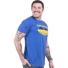 Ukraine Pride | Vintage Style, Retro-Feel Ukrainian Coat of Arms Unisex T-Shirt(Tractor Tank)